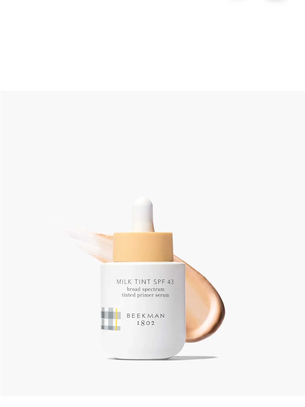 Beekman 1802 Milk Tint SPF 43 Tinted Primer Serum - Medium
